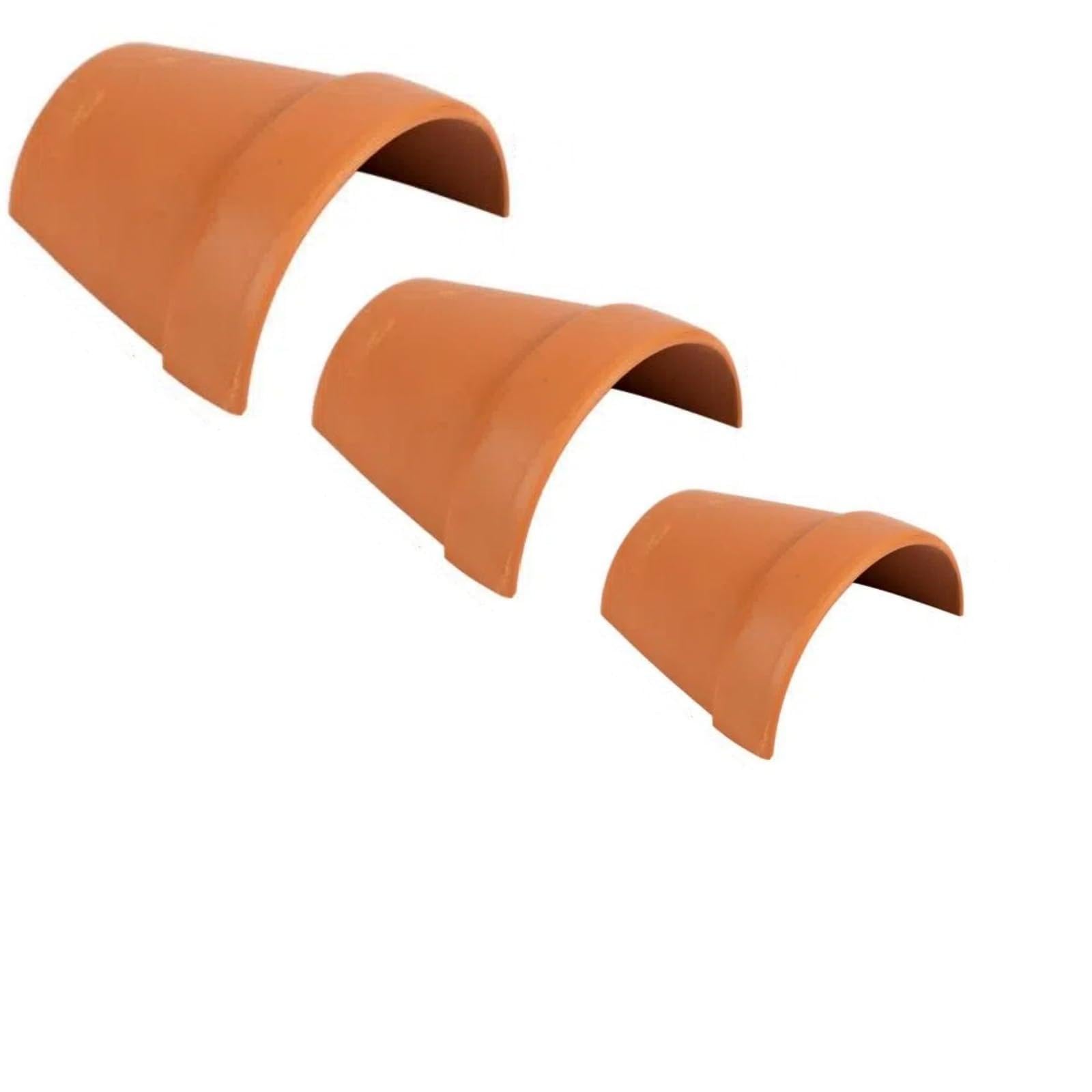 Yikkiykk 3 Pieces House Terrestrial Turtle Hiding Hole For Reptiles Aquarium Decorations Habitat Turtle Hideout For Aquarium Cave Rocks Terrariums Small Clay