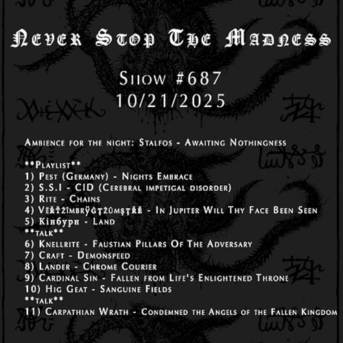 Page de couverture de #687 - 10-21-25