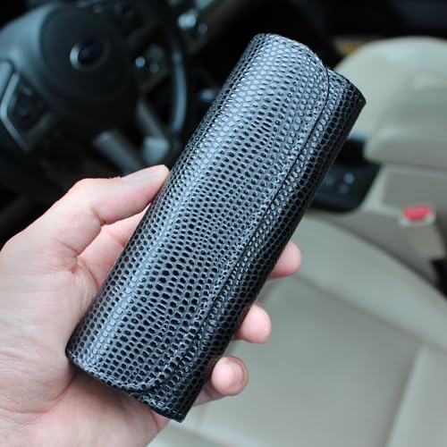 Image of Orsus Reading Glasses Hard Case, Premium PU Leather Horizontal Eyeglass Holder with Magnetic Closure for Women and Men