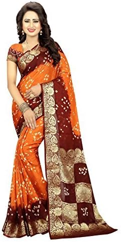 Dealsure Women's Art Silk Saree With Blouse Piece (DS-S3196-01_Multicolour)