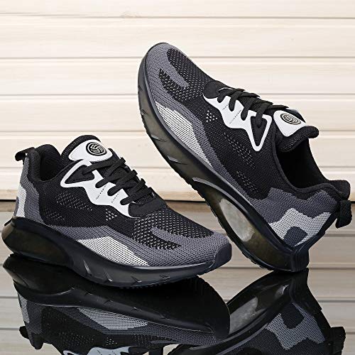 Image of Bacca Bucci Men's Roadrunner 2.0 Running Shoes for Tuff Surface Run with Natural Rubber & Eva Sole and Breathable Upper