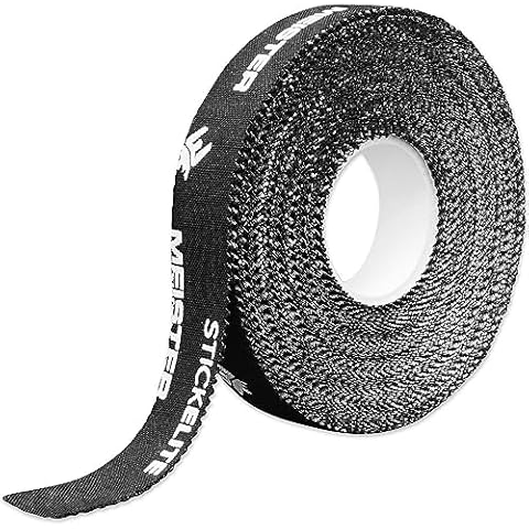 Meister StickElite Professional Porous Athletic Tape for Fingers & Toes - 15yd x 1/2" - Black - 4 Rolls Cover