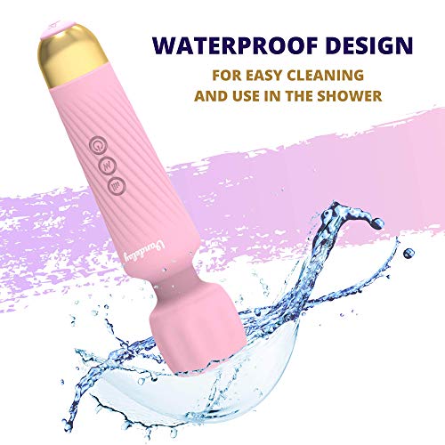 Vandelay Magic Mate Massager - Draadloos en waterdicht - Personal Wand Massager - Geheugeneditie - Batterijduur van 2… - Image 4