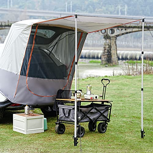 Grassman Tarp Poles - Tent Poles, Tent Poles Replacement, Canopy Poles, Awning Support Poles, Telescoping Tent Accessories, Portable & Adjustable Heavy Duty, Aluminum Tent Pole Set for Outdoor Camping - Thumbnail 6
