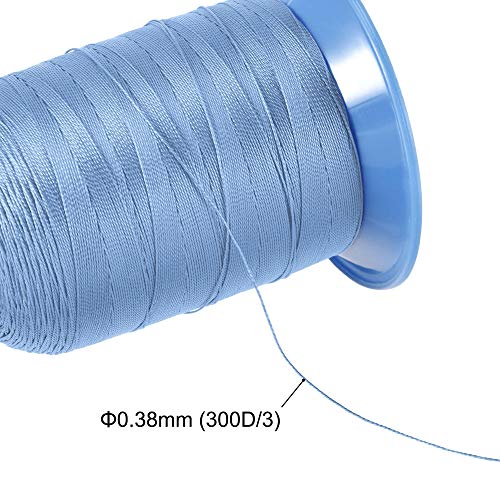 Hilo de coser poliéster 870 yardas 0.38 mm fuerte miniatura 3