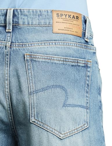 Image of Spykar Men's Renato Loose Fit Mid-Rise Casual Jeans