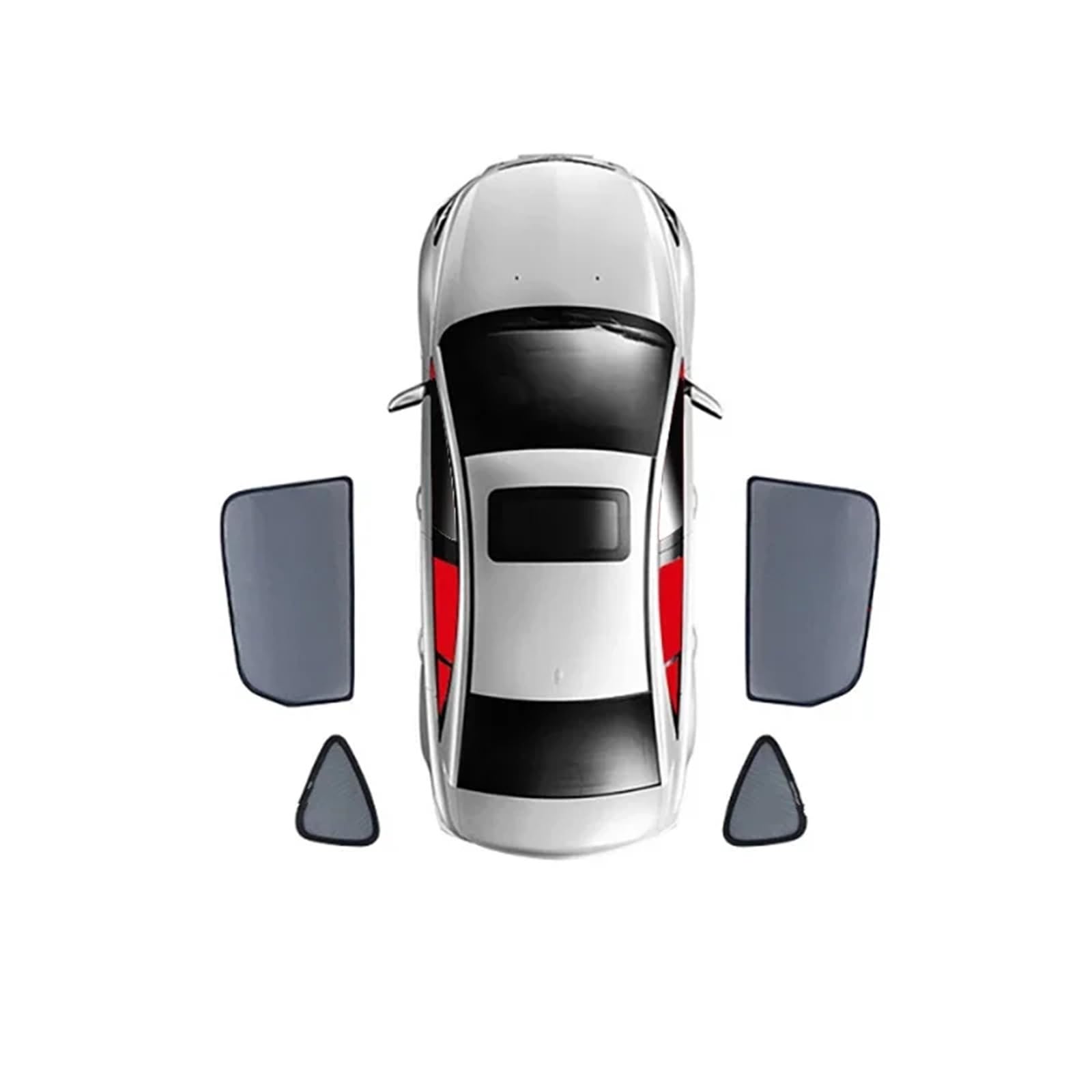 Parasole Auto Per BMW Serie 5 520d 530d E60 2003-2010 Parasole Per Finestrino Posteriore Laterale Dell'auto Parasole Anteriore Tendine parasole auto