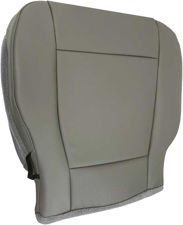 Auto Seat Replacement, Compatible with 2015 2016 2017 2018 2019 2020 Ford F150 XL STX Work Truck Seat Cover Replacement in Heavy Duty Vinyl Gray (Driver Bottom)