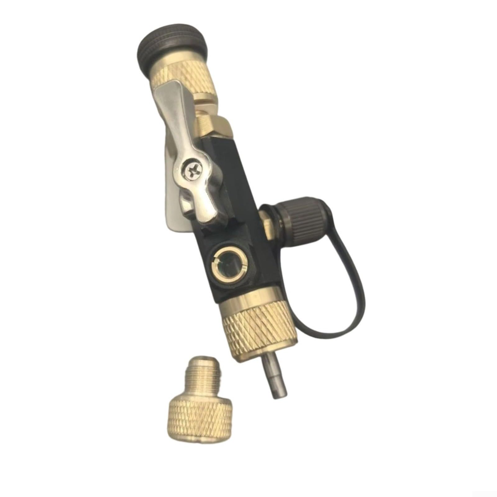 Kupferlegierung Dual Valve Core Removal Tool für R22 Systeme, inklusive Schauglas und 50 Ventilnadeln, magnetisches AC Reparaturset