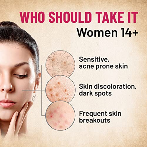 Gynoveda Manjistha Ayurvedic Blood Purifier For Healthy Glowing Skin. Long Term Solution For Skin Problems. 3 Bottles, 720 Tablets