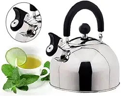 Chaleira Inox com Apito 2 Litros em Aço - Fratelli - 23x22 cm