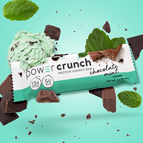 Power Crunch Barras Proteicas Whey, Sabor Vainilla y Chocolate miniatura 6