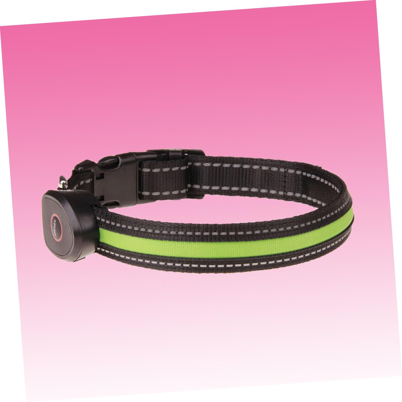 Mipcase 3 Pezzi Collare Led Per Cani Collare Per Animali Domestici Ricaricabile Notte Camminata Sicurezza Verde Taglia S