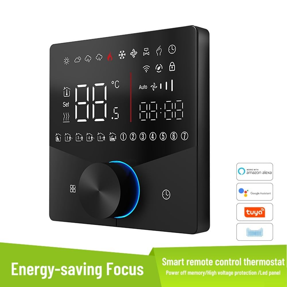Tuya Smart Wifi Thermostat LCD Digital Touch Temperature Control - View #3