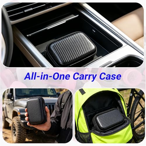 Image of 29PCS Tire Repair Rubber Nail Kit, Premium Spiral Screw-in Tire Plugs with 2 Sizes, Tire Repair Kit Emergency Roadside Flat Tire Fix Tool for Car Truck Motorcycle Tractor ATV SUV