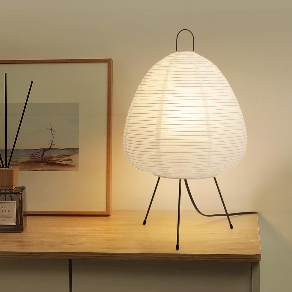 YLTLINK Paper Lanterns Lamp,Japanese Lamp,Paper Bedside Light