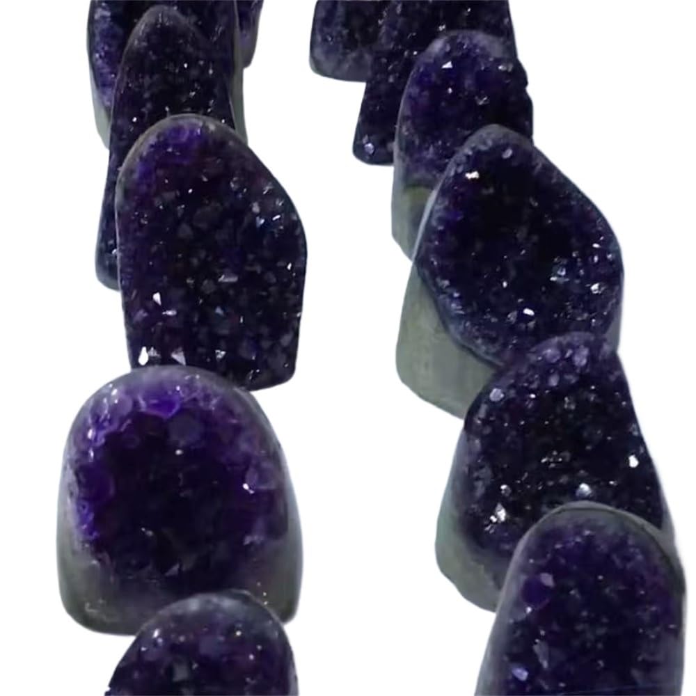 AARTERZZA 1pc 1-1.3kg 5A Brazilian Amethyst Cluster Ornament Suitable for Home and Office Decoration