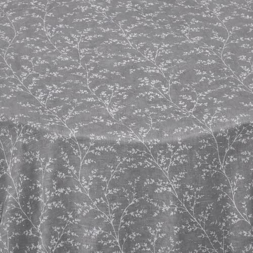 Wachstuchtischdecke Gartentischdecke Nordic Vine Oval 130 x 180 cm abwaschbare Tischdecke wasserabweisend