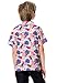 July 4th Shirt for Boy Ice Cream American Flag Polo Short Sleeve Patriotic Golf Tee Shirts 11-12 Years