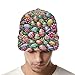 Fashionable Baseball Cap Easter Eggs Flower Art Dad Cap for Women Men Teens, Fitted Quick Dry Golf Cap Headwear