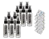 The Solution Lens Cleaner Spray | 10-2oz Alcohol Free Eyeglass Lens Cleaning Spray & 5 Microfiber Cleaning Cloth for Glasses, Lens, Screens