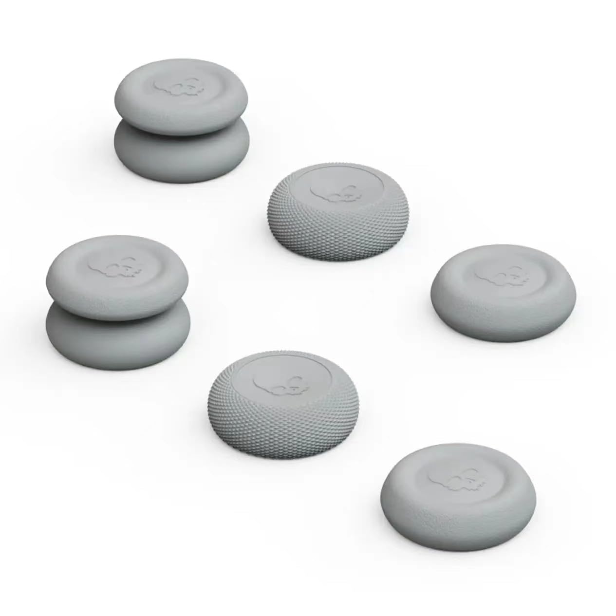 Skull & Co. Skin, CQC and FPS Thumb Grips Joystick Cap Analog Stick Cover for XBOX (XSX/XB1) Controller - StarFld Gray, 3Pairs(6pcs)-image-35
