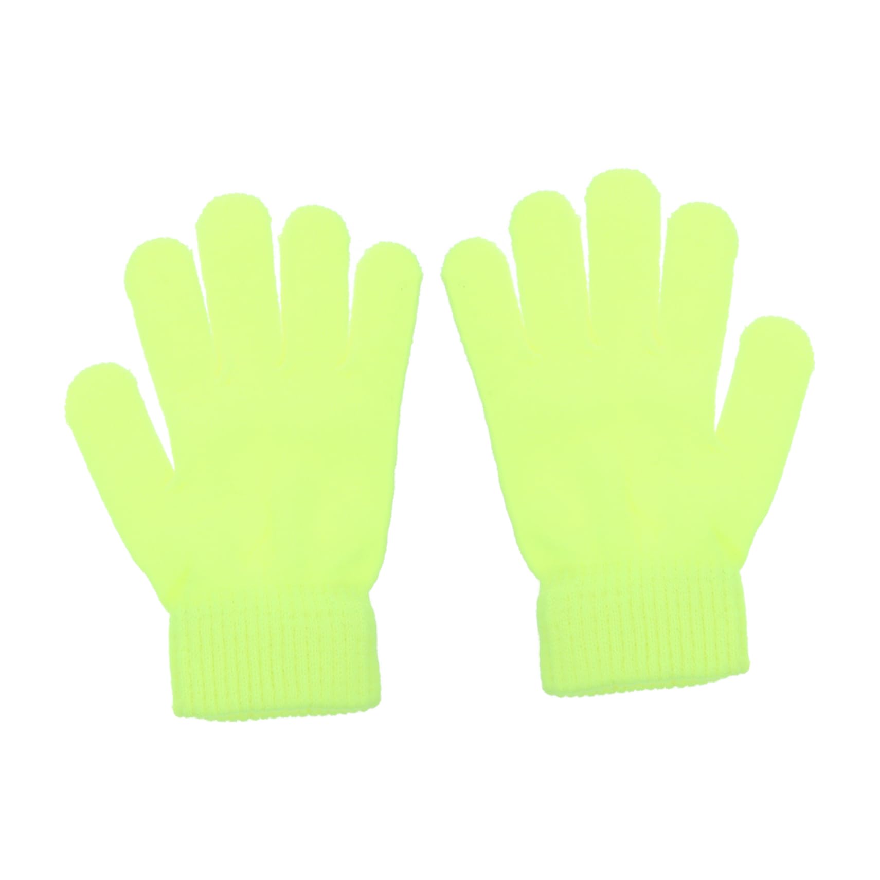 FOMIYES 4 Pair Warm Wool Gloves Fleece Lined Thermal Winter Riding Glove Hiking Knitted Hand Warmers