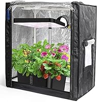 POTLAB Klein Growzelt für Aerogarden Indoor-Wachstumszelt,Hydrokultur Zimmerpflanzen,Mini Growzelt (48x35x55 cm)