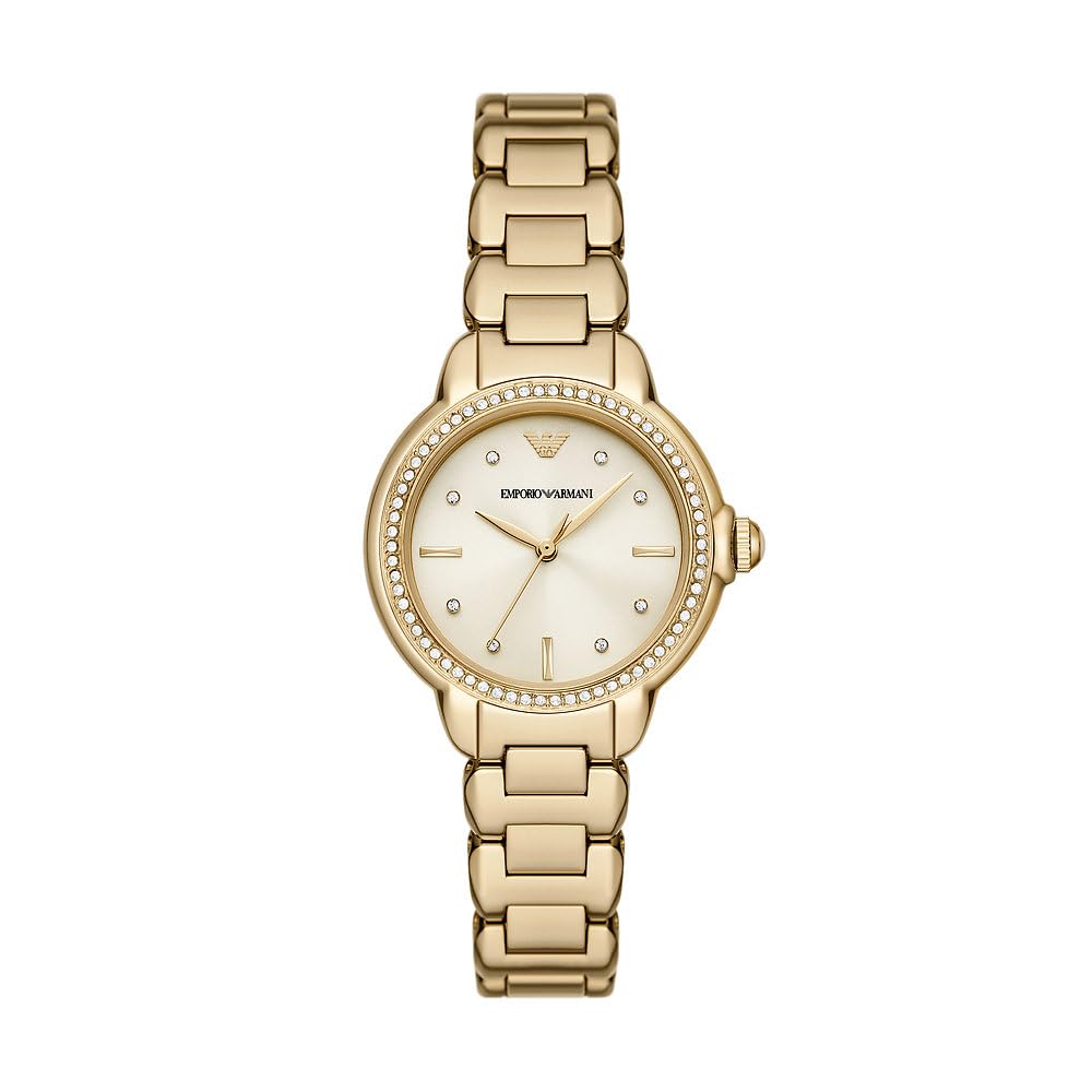 Emporio Armani Women's Analog Quartz Watch with Stainless Steel Strap AR11609
