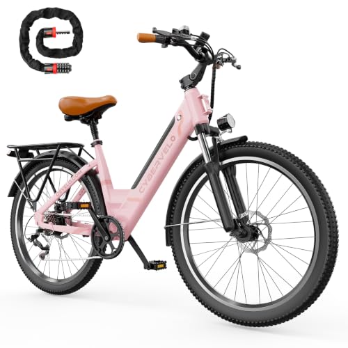 Cybervelo 750W Electric Bike for Adults,up 80 Miles Removable Battery Ebike, 26" Electric E Bike with 7-Speed,Adult Electric Bicycles for Commute Beach Snow Womens/Man All Terrain image 15