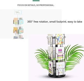 ポストカード卓上回転ラック Amazon.co.jp: 卓上ポストカード回転什器 トーネット: 文房具