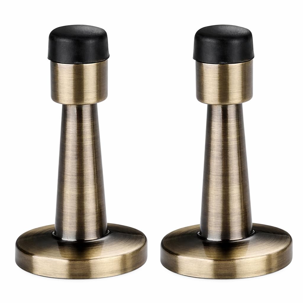 Brass Door Stop, Antique Brass Door Stoppers Wall Mounted