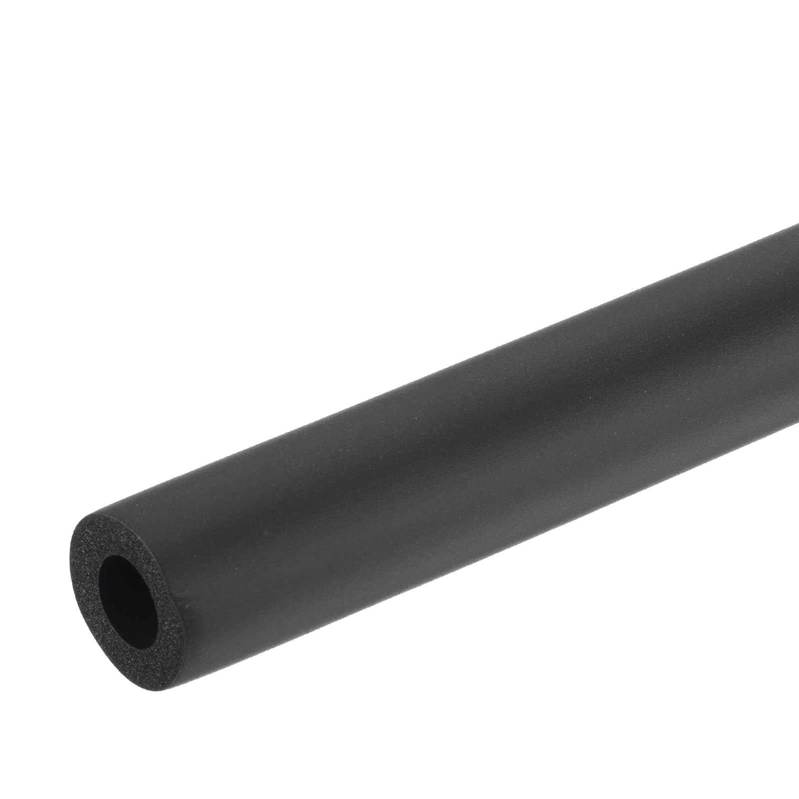 uxcell Foam Tubing for Handle Grip Support,10mm(3/8") ID 20mm(0.79") OD 0.3 Meter/1ft Length Black