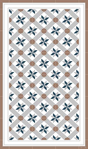 Alfombras Cocina Vinilo Marron Marca DobleUve Estudio