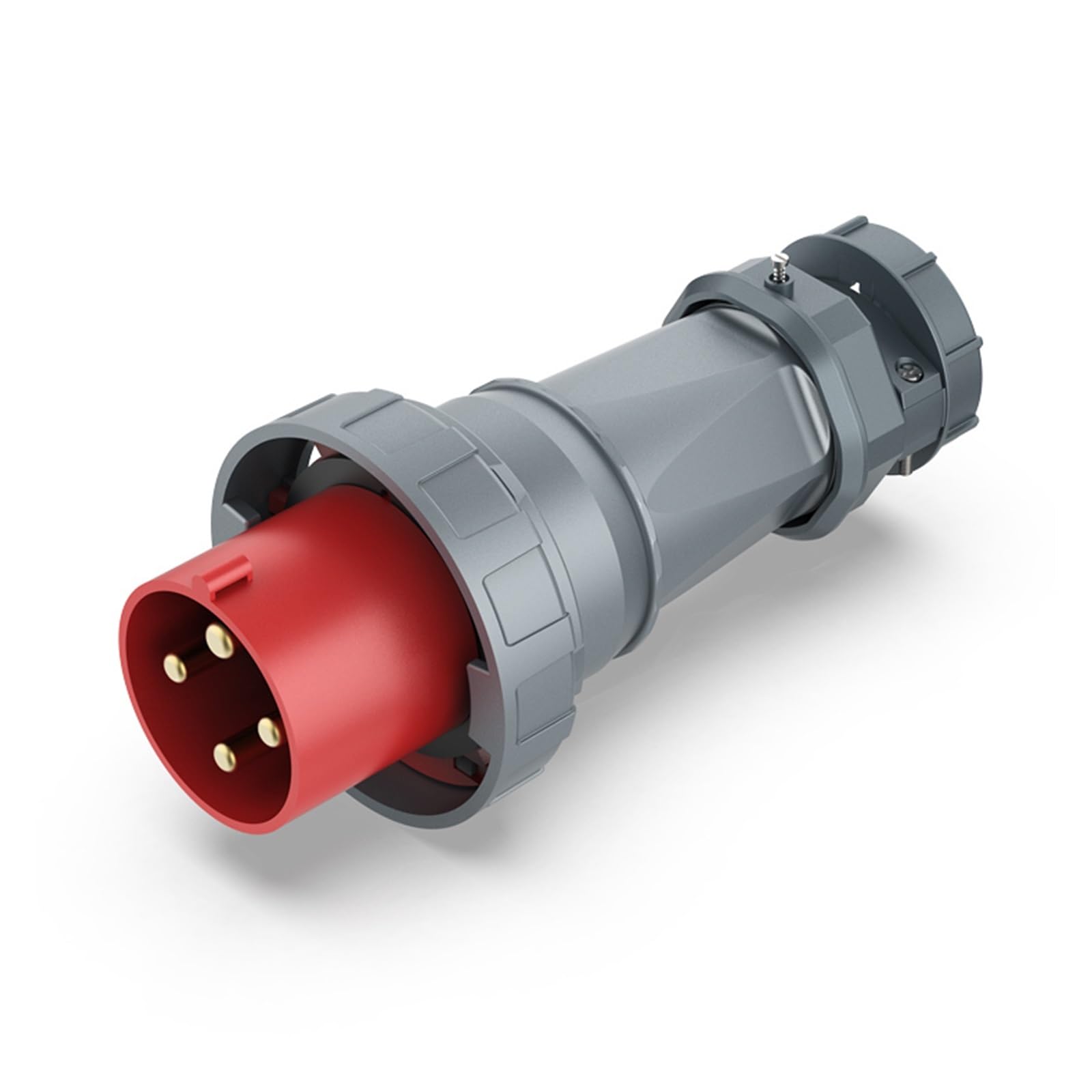 Enchufe industrial IP67 evita fallos eléctricos por humedad en conexiones 125A 4P