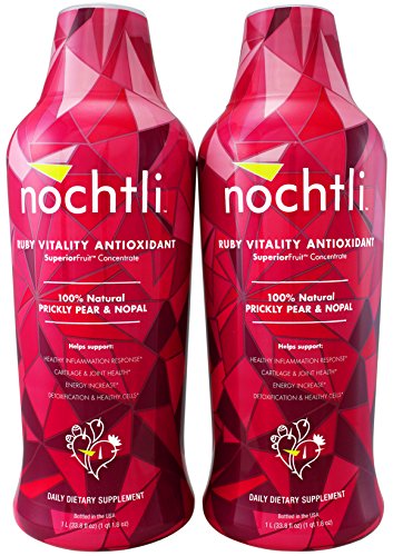 Paragon Fruits Nochtli Ruby Vitality Antioxidant, 1 liter (2-Pack) (FFP)