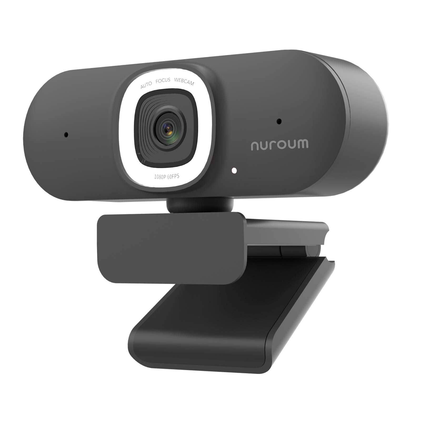 Amazon.com: NUROUM V15AFL 2K Webcam with Ring Light for Streaming