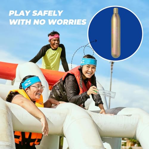 33G Co2 Cartridge Cylinder for Life Vest, Accessory for C02 PFD Rearming Kit, for Auto/Manual Inflating Life Jacket, for Adult, Used for Fishing, Surfing, Sea/Ocean Activities