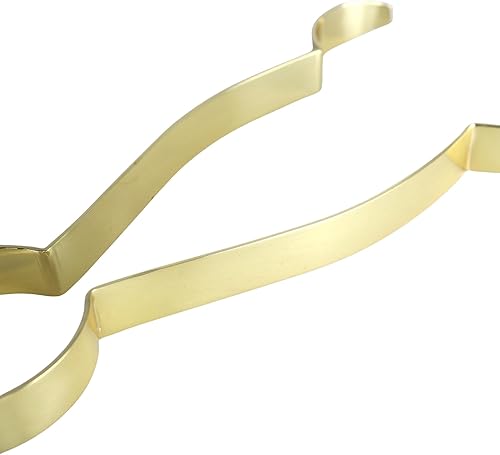 Miniatura 3 de Pinzas de latón pulido para incienso y carbones, suministros de iglesia católica, 7.25 pulgadas