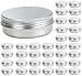 35 Set 2 Oz Tins Aluminum Tins Cans Screw Top Round Steel tins Cans with Screw Lid Screw Lid Containers