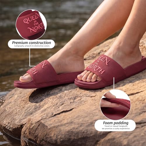 Image of YOHO Sliders for Women | Comfortable and Lightweight Slides | WB Cartoon & Comic Characters: Tom & Jerry, Big Bang Theory, Friends, Games of thrones and Wonder Woman Footwear for Girls