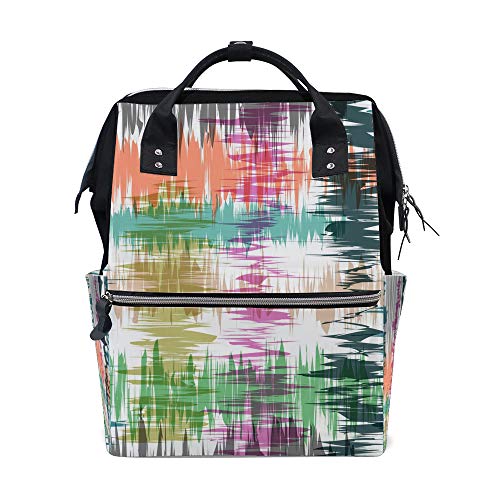 Mochila multifunción para Mujer con patrón abstracto sin costuras y gran comodidad ergonómica