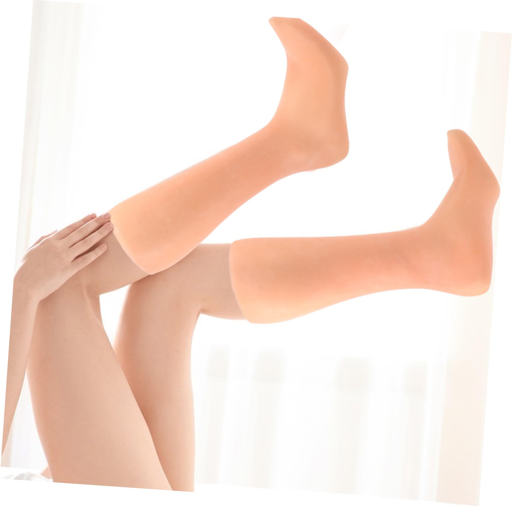 Anneome Calzini Lunghi Idratanti per Piedi Secchi Calze Lozione per Cure Piedi Adatte Talloni Screpolati Riutilizzabili e Pratiche