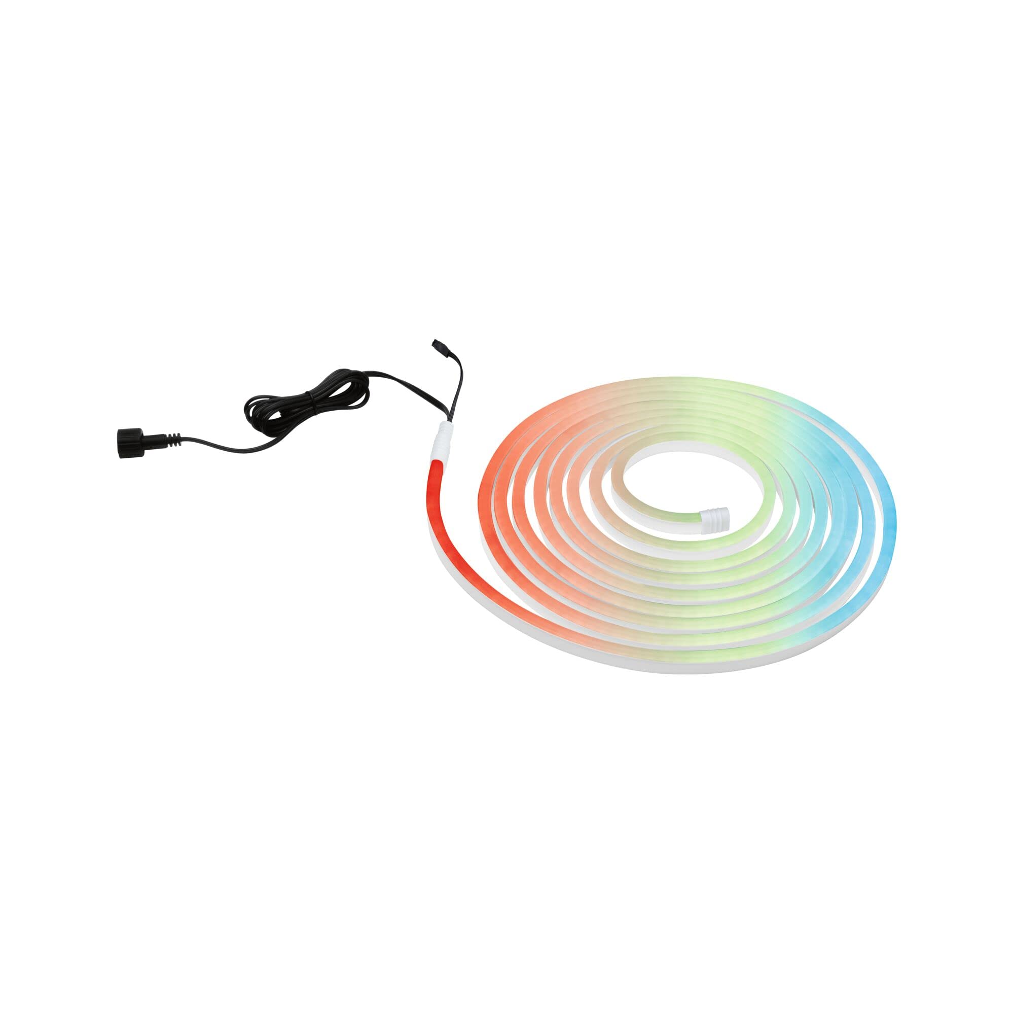 Paulmann 78890 Strip LED SimpLED Outdoor 5m IP65 72LED/m RGB incl. 1x30 W regulable, tira de luz, blanco, plástico