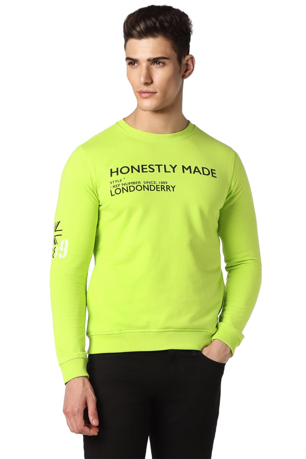 peter england Men's Poly Cotton Crew Neck Sweatshirt-picture-52