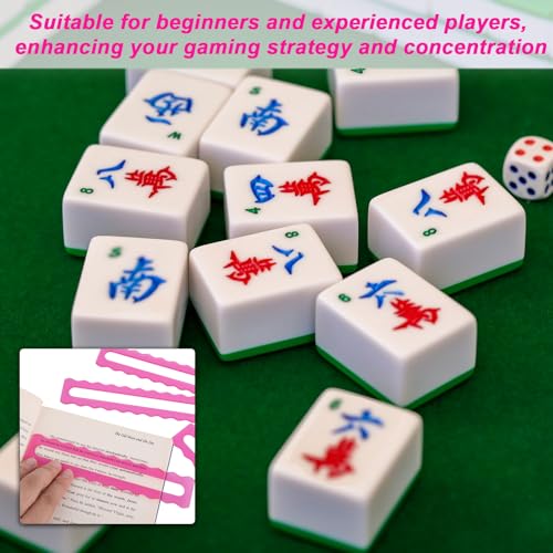 Indicadores de línea para cartas Mahjong acrílicos 4 piezas miniatura 5