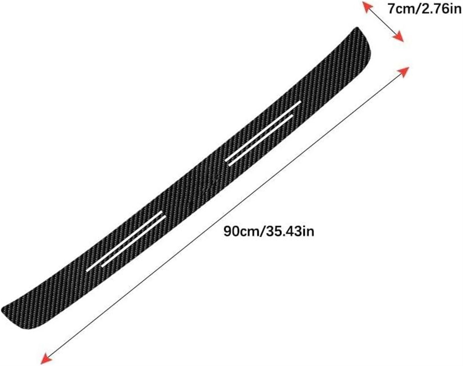Auto-Kofferraumschutz Auto Hinten Stamm Schutz Für Peugeot 5008 Carbon Fiber Protector Kofferraum Platte Film Leder
