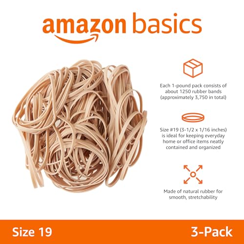 Amazon Basics 06193 Rubber Bands, Size 19 thumb #1