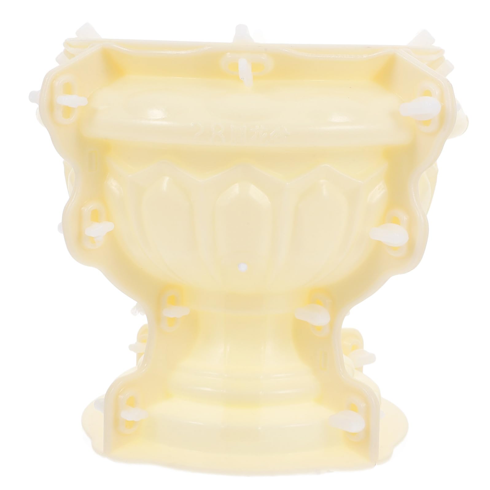 GALPADA Stampo per vaso da fiori in plastica durevole, stile, flessibile e riutilizzabile, adatto per artigianato e realizzazione di vasi per piante da interno