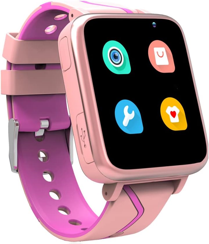 Orologio Telefono Musica Bambini - Lettore MP3 Smartwatch Phone con LBS Tracker SOS Fotocamera Chat Vocale Torcia Pedometro per Regalo Ragazzo Ragazza 4-15 Compatibile con iOS/Android,Rosa/Porpora Orologio Telefono Musica Bambini - Lettore MP3 Smartwatch Phone con LBS Tracker SOS Fotocamera Chat Vocale Torcia Pedometro per Regalo Ragazzo Ragazza 4-15 Compatibile con iOS/Android,Rosa/Porpora